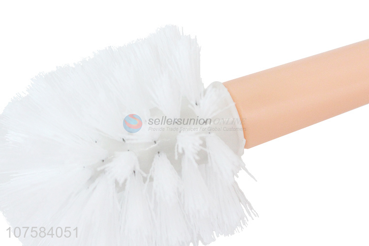 Custom Non-Slip Handle Plastic Toilet Brush Set