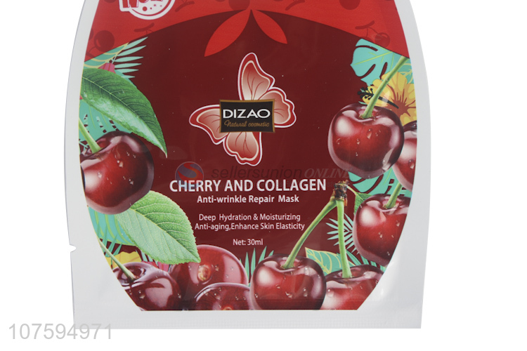 New Selling Promotion Cherry And Collagen Anti-Wrinkle Repair Mask