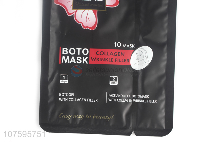 Factory Wholesale Collagen Wrinkle Filler Face And Neck Mask