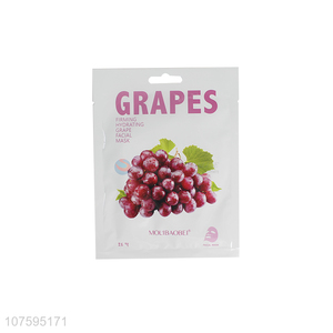 Wholesale Unique Design Firming Hydrating Grape Facial Mask