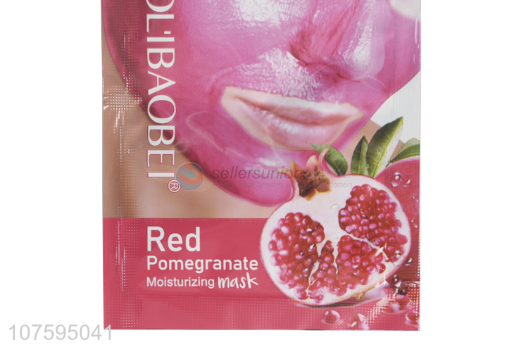 Factory Wholesale Red Pomegranate Moisturizing Hydrating Mask