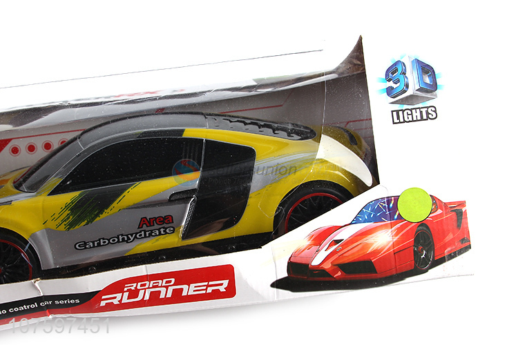 Good sale 1:14 4-way remote control simulation car model toy with 3d light