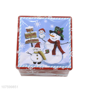 Popular Colorful Christmas Gift Box Square Storage Box