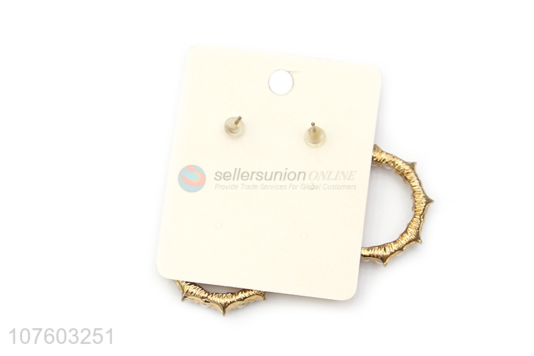 China manufacturer pearl alloy ear studs pearl jewelry for women