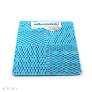 New products protective non-slip pvc bath mat with strong suction cup