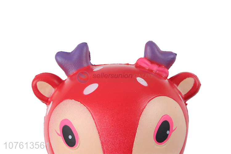 Cartoon Lovely Red fawn  Shape Wholesale Rebound toy