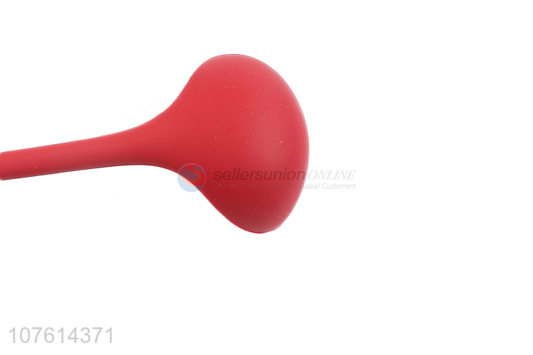 Factory price healthy safe heat resistant 100% silicone soup ladle