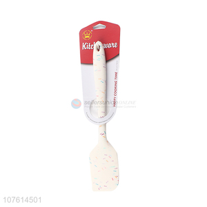 High quality bpa free non-stick silicone butter scraper cream spatula