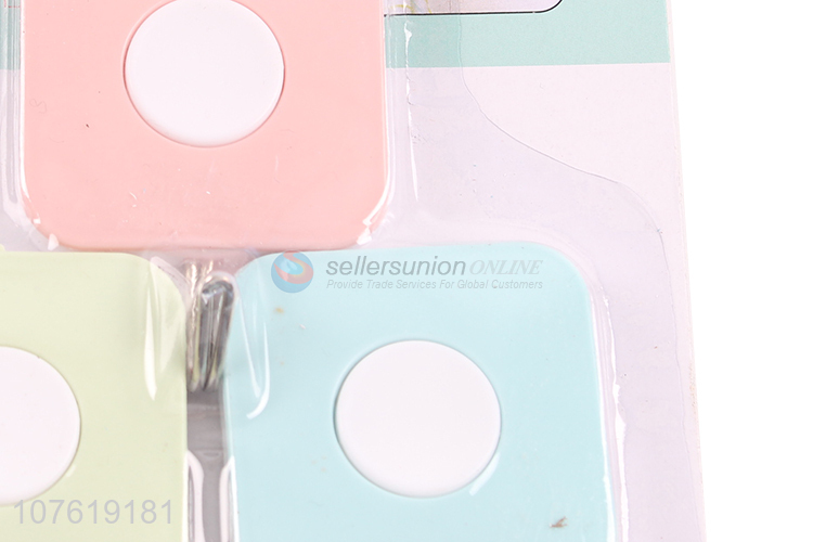 Colorful new style creative plastic hook with high quality for home