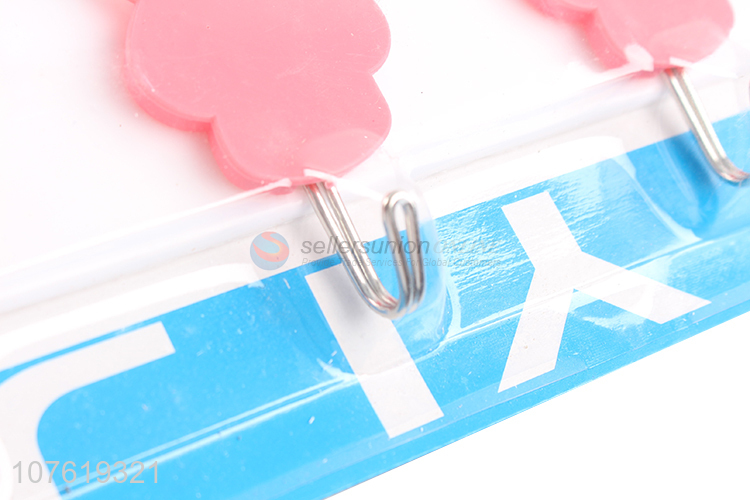 Creative design multi-function portable colorful plastic hook for kitchen and bathroom