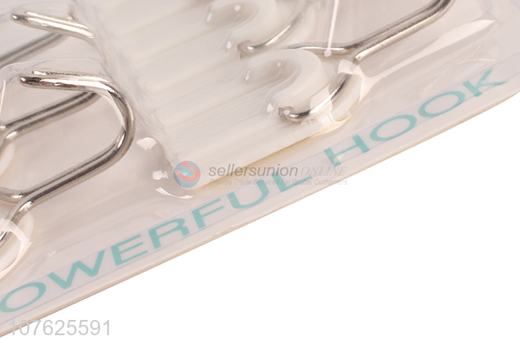 Low price traceless wall mounted coat hanger hook adhesive hooks