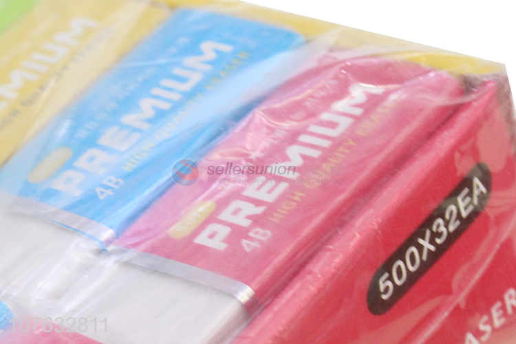 High Quality 4B Eraser Plastic Rectangle Eraser Set