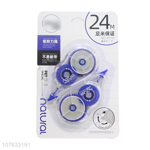 Best Sale 2 Pieces Plastic Correction Tape Set For Office