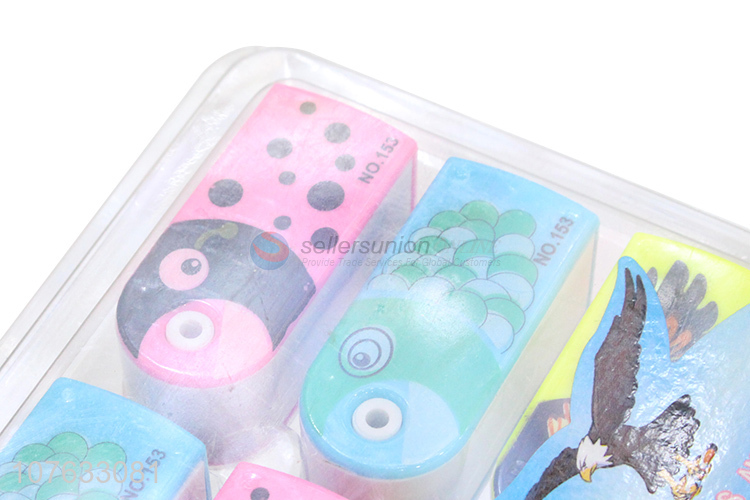 Custom Fish Pattern Plastic Apontador Fashion Pencil Sharpener