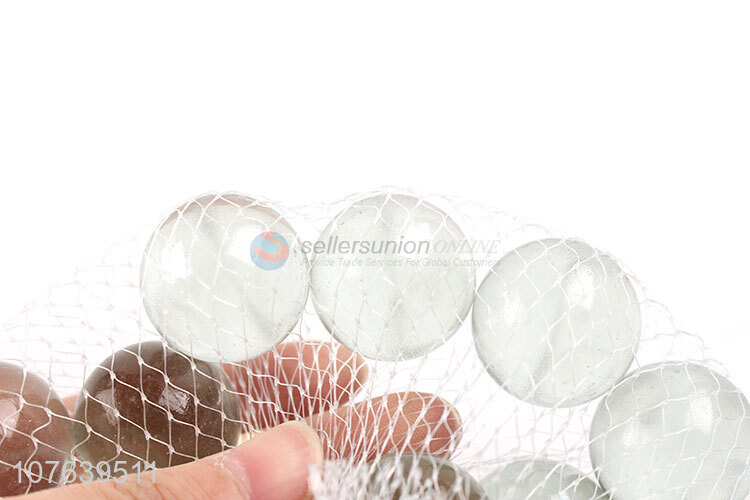 Low price promotion highly transparent white glass ball