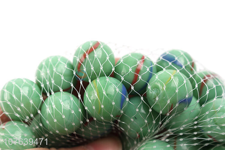 Wholesale milk green three-flowered glass ball solid ball decoration