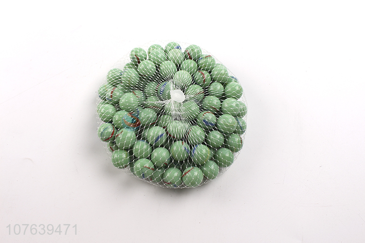 Wholesale milk green three-flowered glass ball solid ball decoration