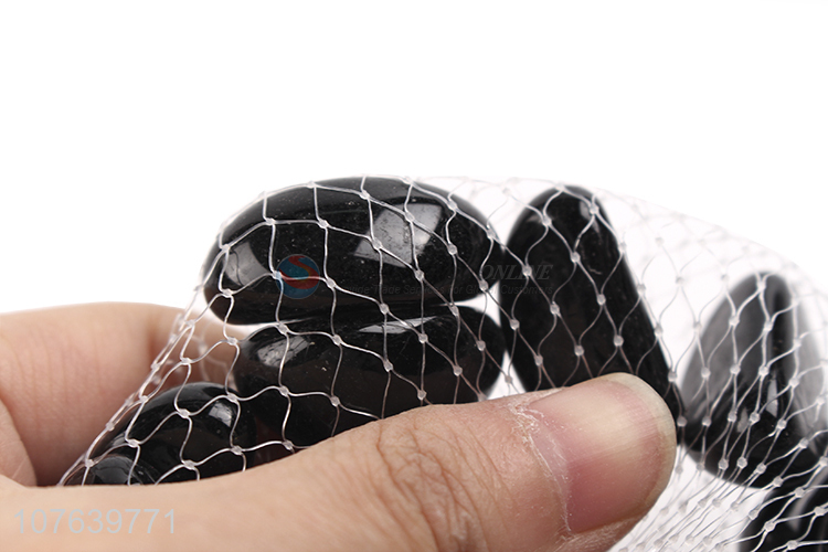 High-quality ornamental transparent cashew shape black glass beads