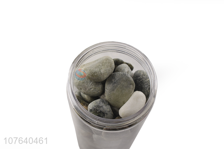Wholesale price solid 10-12mm color stone dark green stone