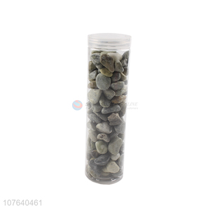 Wholesale price solid 10-12mm color stone dark green stone