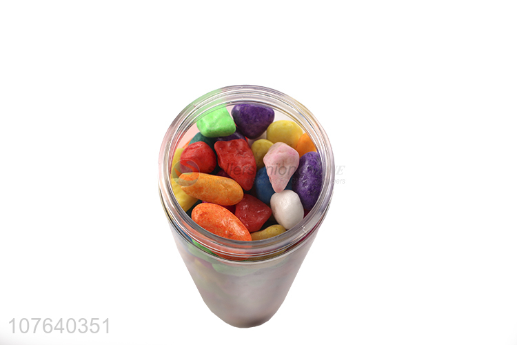 High-value candy color 12mm dyeing mixed color stone