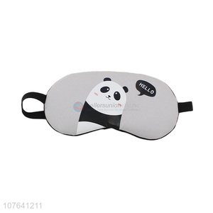 Factory direct sale cartoon panda ice-compress sleeping eye mask for home travel