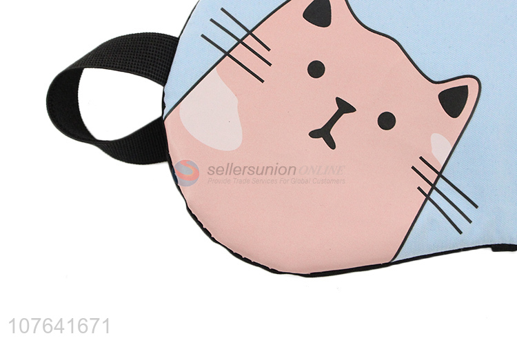 New products cartoon cat blindfold adjustable band sleep eye mask