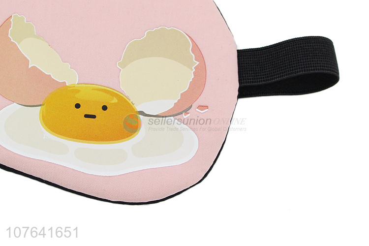 Good quality cartoon egg blindfold eye mask blindfold for sleeping