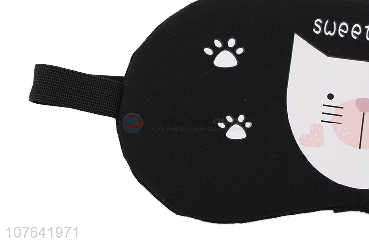 Wholesale cute cartoon cat hot compress ice compress sleep eye mask