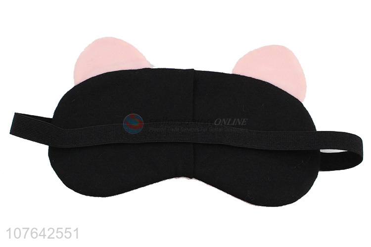 Most popular 3d pig blindfold short plush eye mask for sleeping