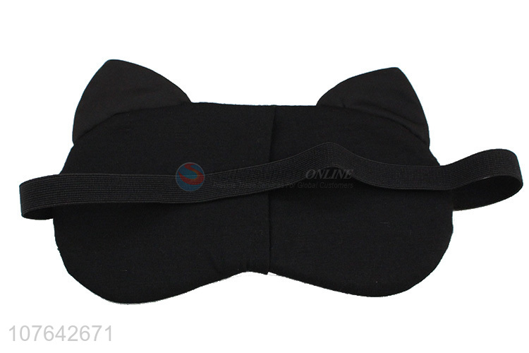 Hot sale cartoon cat shape blindfold adjustable band sleep eye mask