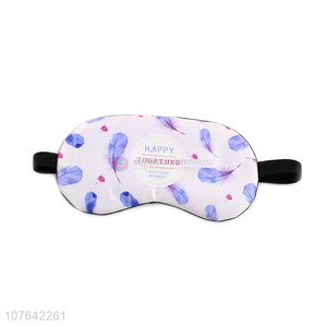 Hot selling feather blindfold eye mask blindfold for sleeping