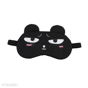 Good quality cartoon cat shape reusable comfortable travel sleep eye mask