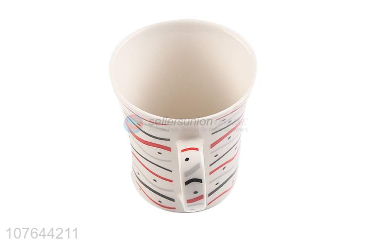 Wholesale factory supply creative ceramic water cup with handle