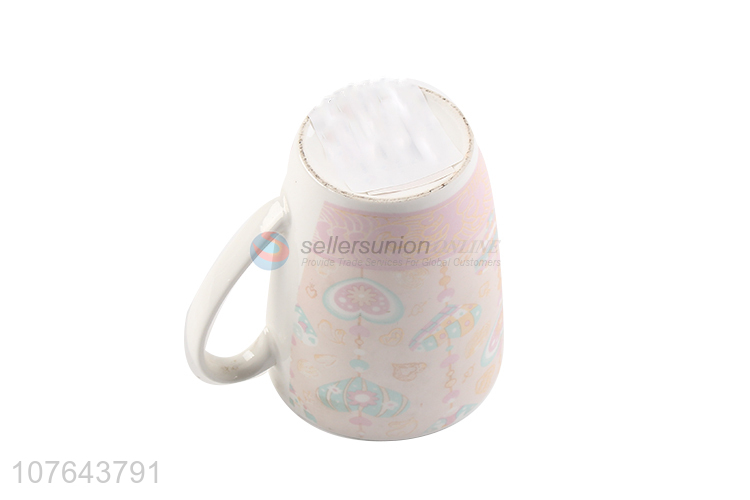 Wholesale fashion printing good quality ceramic water cup coffee mug