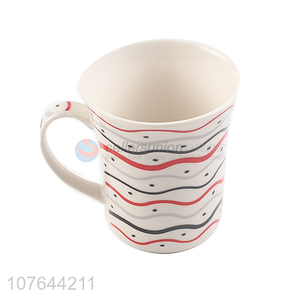 Wholesale factory supply creative ceramic water cup with handle