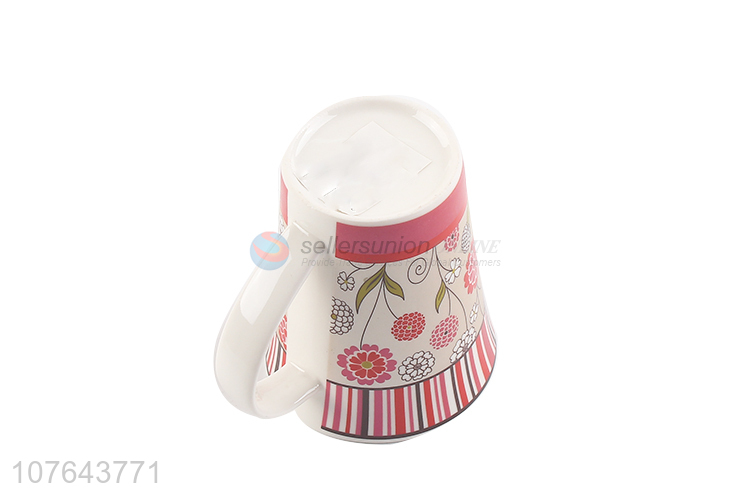 Good quality creative design colourful ceramic water cup