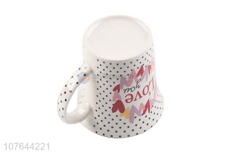 New product colourful printing ceramic water cup  with top quality