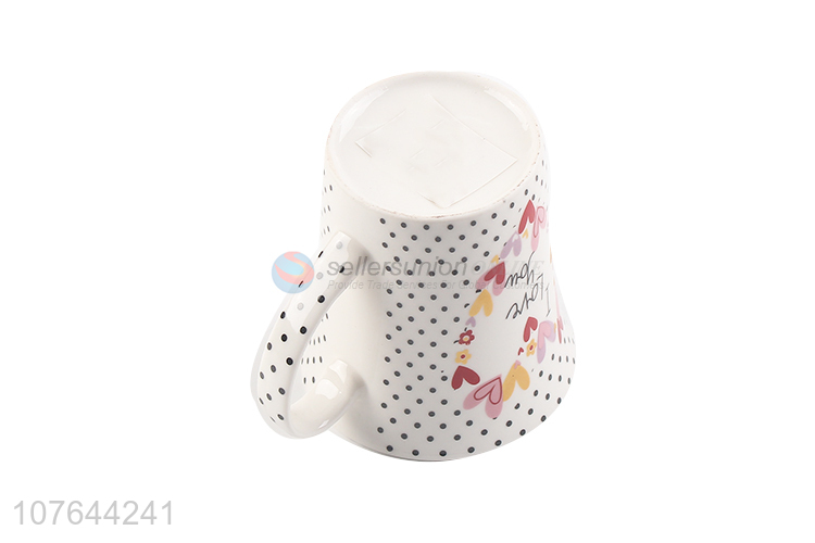 Hot sale fashion design goodquality drinking ceramic water cup