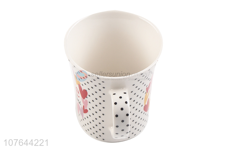 New product colourful printing ceramic water cup  with top quality