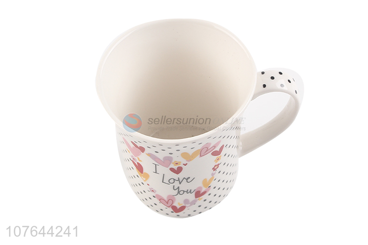 Hot sale fashion design goodquality drinking ceramic water cup