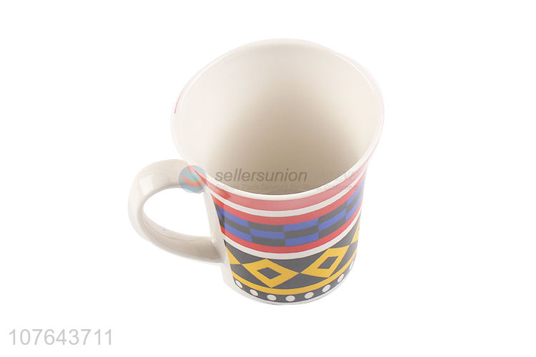 Low price modern style daily use ceramic water cup