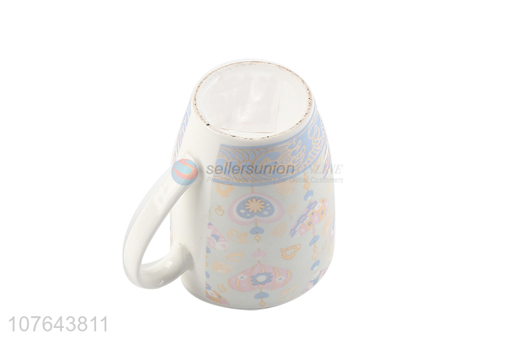 Popular fashion design durable high quality drinking ceramic cup