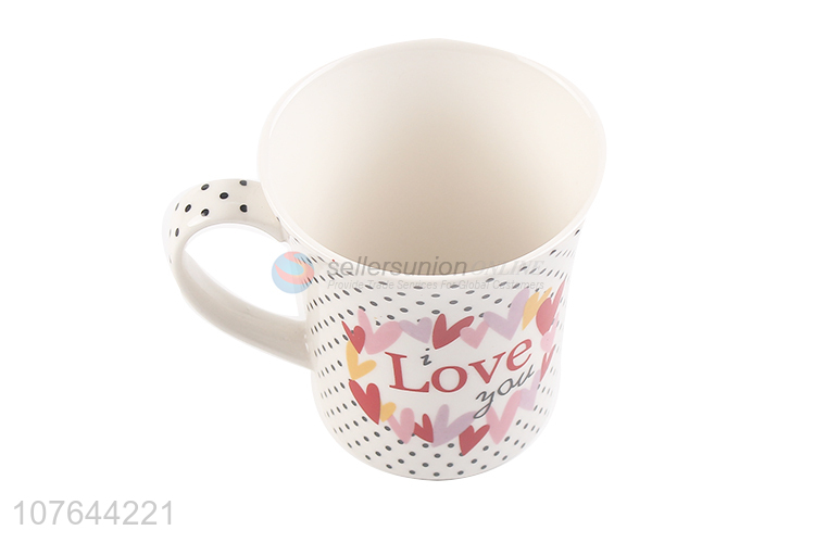 New product colourful printing ceramic water cup  with top quality