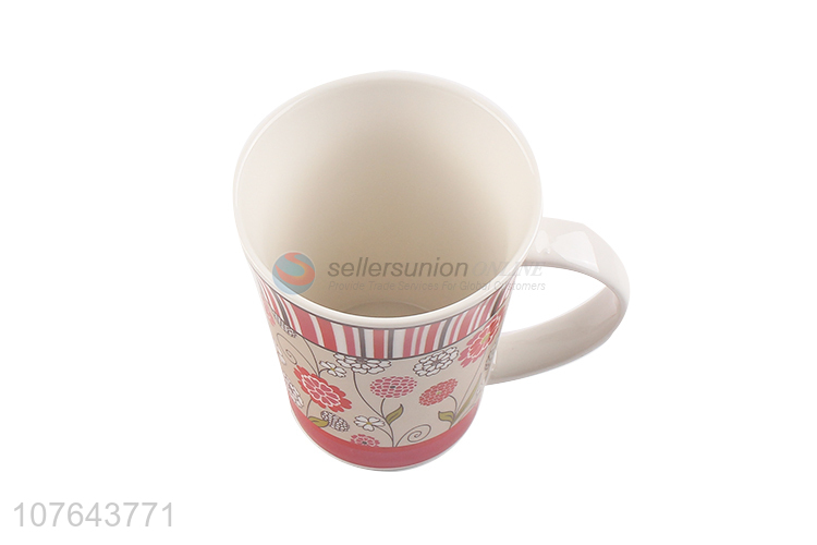 Good quality creative design colourful ceramic water cup