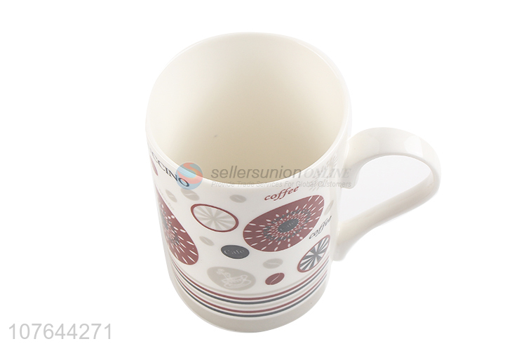 Creative printing good quality ceramic water cup coffee mug