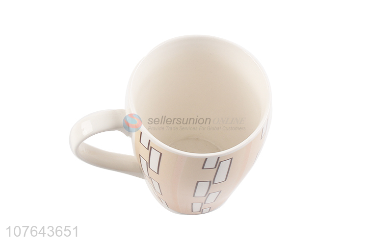 New style fashionable design ceramic water cup with high quality