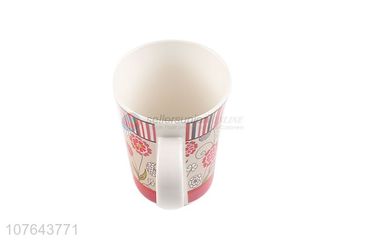 Good quality creative design colourful ceramic water cup