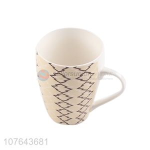 New arrival cute ceramic cup coffee cup with top quality