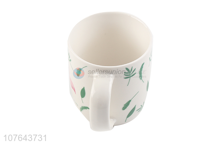 Laterest arrival factory price ceramic water cup for household